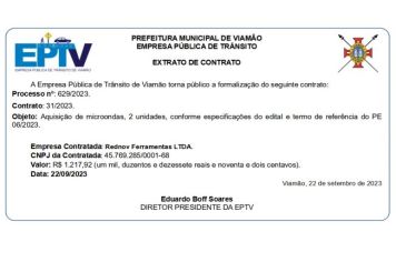 Extrato de Contrato 