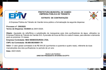 Extrato de Contrato