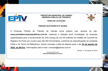 Aviso de Licitação