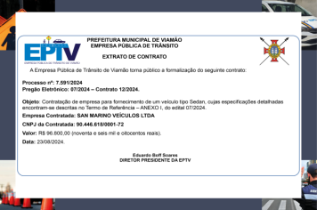 Extrato de Contrato 12/2024