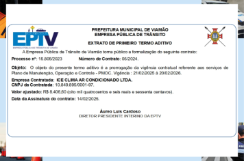 Extrato de Primeiro Termo Aditivo