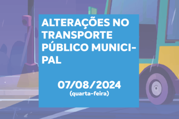 Alteração de Itinerários