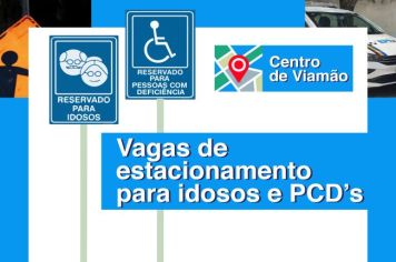 Vagas exclusivas para idosos e PCD