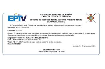 EXTRATO DE SEGUNDO TERMO ADITIVO E PRIMEIRO TERMO  DE APOSTILAMENTO